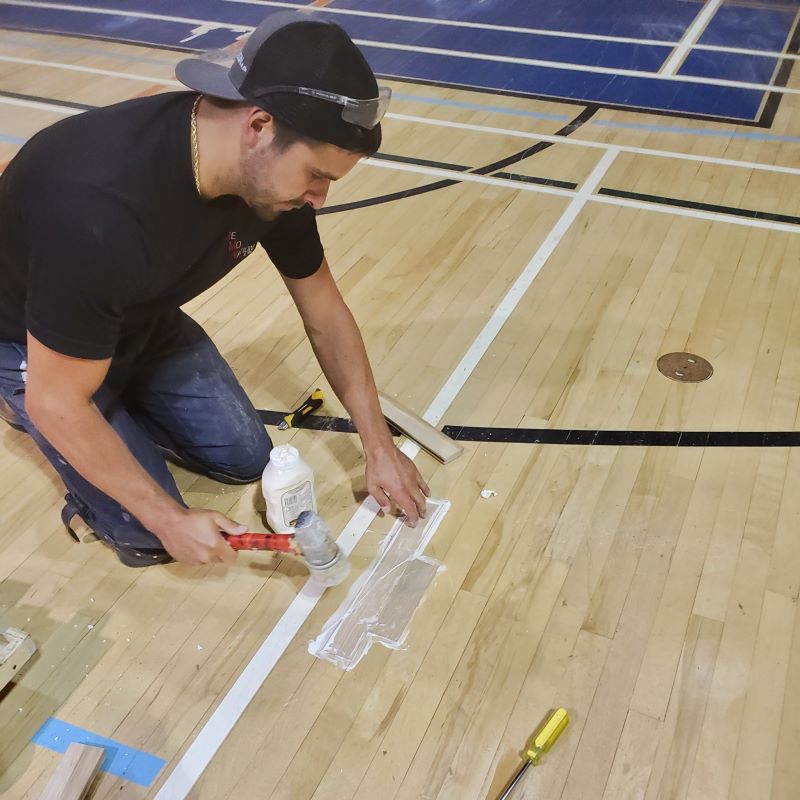 Réalisation de rénovation de plan cher de Gymnase Québec